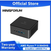 MINISFORUM UM890 Pro Mini PC AMD Ryzen 9 8945HS Windows 11 Mini Computer DDR5 32GB 1TB NVME SSD Oculink DP WiFi 6 Gaming Mini PC