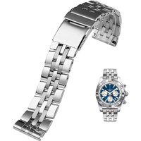 20mm 22mm 24mm Edelstahl-Uhrenarmband für Breitling-Uhren, passend für AVENGER NAVITIMER SUPEROCEAN Uhrenarmbänder