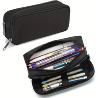 Large Capacity Waterproof Nylon Pencil Case Durable Stationery Storage Box For Office School Supplies Can Accommodate 50 Pens