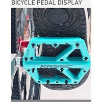 AliExpress NONE KRSEC Bike Pedal Ultralight Pedal Platform for Road Mountain Bike Anti-slip Nylon Sealed Bearings Flat Pedals MTB Bicycle Part