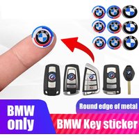 11/14MM Car Key Shell Emblem Sticker Auto Remote Accessories For BMW M E46 E90 E60 F30 F10 E39 E36 F20 G20 G30 E92 E87 E91 E30