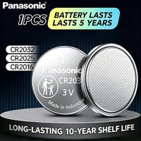 Original Panasonic CR2032 3V Lithium Button Battery CR2025 CR2016 Coin Cell Batteries for Car Remote Key Fob Watch Toys Electron
