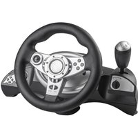 USB Car Racing Gaming Steering Wheel with Foot Brake Pedals Spring Loaded Feedback for PS4 PC Simulator