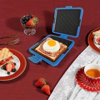 Microwave Oven Specific Baking Tray Waffle Sandwich Square Double-sided Silicone Baking Tray Baking Tool