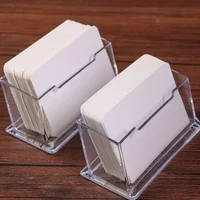 Stylish Acrylic Desktop Card Holder - Perfect For Creative Storage