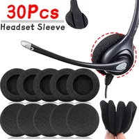 30-10Pcs Sponge Headset Replacement Memory Foam Ear Pads 35/45/50/55/60mm for Logitech PC960 Stereo Headset USB Earphone Pillow