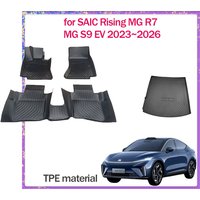 Car Floor Mat for SAIC Rising R7 MG S9 EV 2023~2026 TPE Foot Interior Liner Waterproof Trunk Seats Pad Carpet Custom Accessories