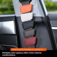2Pcs Universal Car Seat Belt Buckle Clip Magnetic Adjuster Safety Stopper for Daily Commute and Vacation Travel