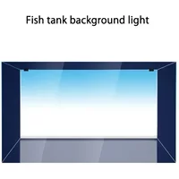 PVC Backlight Background Light Decor Aquarium RGB LED Fish Tank Ornament Acrylic Material Marine or Plants Lamp