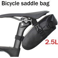 AliExpress NONE Waterproof Bicycle Saddle Tail Bag, Rear Seat Tube Bag for Cycling, 2.5L Large Capacity Tail Bag, Quick-Release Cycling Tail Bag
