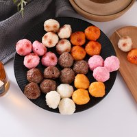 Artificial Fish Balls Beef Shrimp Balls Fake Food Hot Pot Shop Window Display Simulation Food Model Decoration 4pc/lot