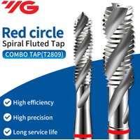 YG-1 T2809 Combo HSS-EX Spiral Tap M3 M4 M5 M6 M8 M10 M12 M16 M18 M20 M27 Processing for Cast Iron Steel Stainless AL Etc.