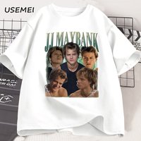 TV Series Outer Banks T Shirt for Men Women JJ Maybank Graphics T Shirts Casual Cotton Short Sleeve Punk T-Shirts Streetwear