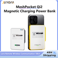Heltec MeshPocket Power Bank 5000/10000mAh 15W Qi2 Magnetic Wireless Charging Wireless LoRa Communication for IPhone/Android