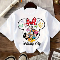 Best-selling Children's Princess Castle 100% Cotton T-shirt - Soft, Comfortable and Cute Top Boys and girls daily casual