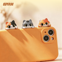 Picoco Cuddle Dekorative Mini-Figuren-Serie Blind Box mit verschiedenen Gesichtsausdrücken, süßes Kätzchen, Computerdekoration, Mystery Box Geschenke