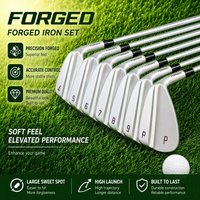 Royal Red Ax 790 Forged Iron Set 4-9 PW, R/S Flex Shaft | High Forgiveness Long Distance Men Golf Club #ForgedGolfIron #GolfClub