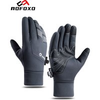 AliExpress nofoxo NOFOXO Windproof Sports Cycling Touchscreen Men's Women's Winter Waterproof Bike Gloves Warm Driving Motorcycle Ski Gloves
