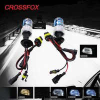 CROSSFOX 2PCS 55W Hid Xenon Light Bulbs H1 H7 9005 9006 Auto Car Headlight Lamp Fog Light 4300K 6000k 8000k 10000K 12000K