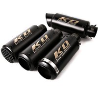 AliExpress NONE Black Universal KO 51mm 61mm Motorcycle Exhaust Muffler Pipe Dirt Bike ATV Escape Removable DB Killer Stainless Steel s