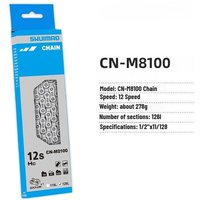 AliExpress NONE M8100 12 Speed Bicycle Chain 10v 11v 12v 116/126L MTB Mountain Bike Original Chains Bicycle Parts Bike Accessories