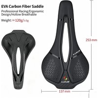 AliExpress NONE 3D Printed Bicycle Seat Cushion Carbon Fiber Seat Cushion Hollow Design Suitable for Mountain Bike Gravel Bike Road Bike Riding