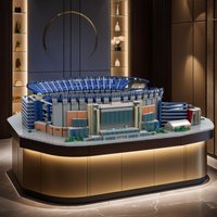 NEW 8368PCS MOC Creative Model England Football Stadium DIY Ideas Assembly Building Blocks Birthday Gift Display Collection Set