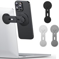Adjustable Magnetic Arm Magnetic Phone Holder Swivels 180° Foldable Phone Clip Stand Laptop Extension Holder Monitor Side Mount