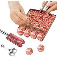 2/4 Meatball Maker with Cutting Spade Multifunction Meatball Scoop Maker Stainless Steel Kitchen Manual Meatball Making Tools