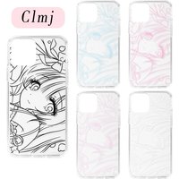 Line Girl Y2K Phone Case For iPhone 17 16 16e 15 14 13 12 11 Mini Pro Max X XR XSMax 7 8 Air Plus Transparent Back Cover
