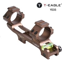 Tactical One-Piece Cantilever Level Bracket 25.4/30mm Ring Mouth with Level Scope Mount for 20MM Picatinny Rail Mount