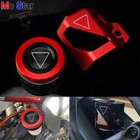 Trident Rear Brake Fluid Reservoir Cap Cylinder cover Guard Cover Protector For TIGER 800 DAYTONA 675/675 Sport 660 Trident 660