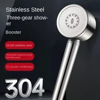 Upgraded 304 stainless steel high pressure showerhead 3 modes Large flow sprayer Drop proof shower faucet bathroom accessories