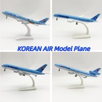 20cm Korean Air Scale Aircraft A350 A380 Model Airplanes B747 Plane Model Md11 Toy Planes Alloy Aircraft With Landing Gear