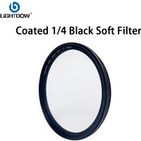 Lightdow 1/4 Black Mist Diffusion Lens Filter Slim MRC 49mm 52mm 55mm 58mm 62mm 67mm 72mm 77mm 82mm for Canon Nikon Sony Camera