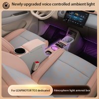For LEAPMOTOR T03 Central Armrest Box Storage Car Interior Decoration Accessories For Modification