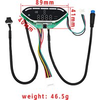 Meter Accessories Scooter Meter Compact Design Damaged Instrument Replacement Easy To Install For E9T Electric Scooter