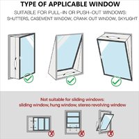 【Promo】Portable AC Window Kit 4m No-Drill Casement Seal Cloth for Mobile Air Conditioner Exhaust Ventilation Attachment