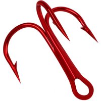 20PCS/Lot Red Anchor Hook High Carbon Steel Barbed Treble Hook Fishing TackleFishing tool accessories sea fishing wild fishing