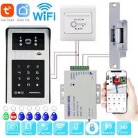 Tuya Smart Wifi Video Doorbell Intercom System 1080P Wireless video door phone Outdoor WIFI Camera RFID Card for Home Apartment