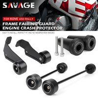 For KOVE 450 Rally Motorcycle Frame Fairing Crash Slider Engine Front Fork Axle Slider Rear Swingarm Protector Colove 450 Rally