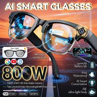 4K HD Camera Glasses Photochromic Multifunctional AI Smart Glasses Bluetooth Calling Photo Video ChatGPT Music Translation 2026