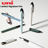 Uniball Air Signing Pen, UBA188 Straight Liquid Calligraphy Practicing Roller Ball Pens, Limited Waterproof Lightfast Stationery