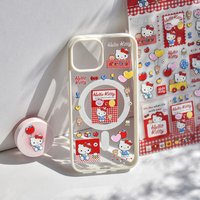 1PCS Sanrio Hello Kitty Stationery Stickers Cute Kuromi My Melody Journal Stickers Little Twin Stars Keroppi Scrapbook Supplies