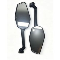 AliExpress NONE Motorcycle Adjustable Handlebar Rearview Motor Bike Bar End Mirrors for Cafe Racer Scooter Motocross 8/10mm Cycling Accessories