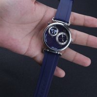 *New style* Men Quartz Watch Dropshipping Business Top Luxury Brand Aishy Boy WristWatch with Rubber Strap Dual Time Zone
