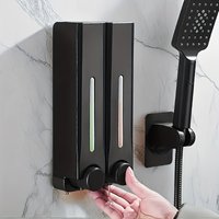 300Ml Wall Mounted Soap Dispenser, Perfect for Bathrooms and Kitchens, with Two Installation Options and No Need for Drilling