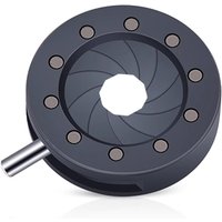 Adjustable Aperture 1-12mm Zoom Optical Iris Diaphragm Condenser M4 Thread Bracket for Microscope Camera Laser Photography