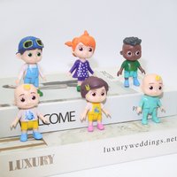 Cocomelons Anime Figure Cartoon Character Derivative Model Desktop Ornament Collectibles Decorations Boys Girls Birthday Gifts