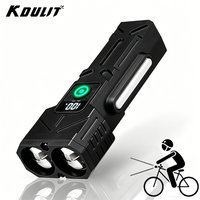High Lumen Bicycle Front Light,Rechargeable Bike Headlight for Night Riding,Waterproof LED Cycling Light for Mountain Road Bike